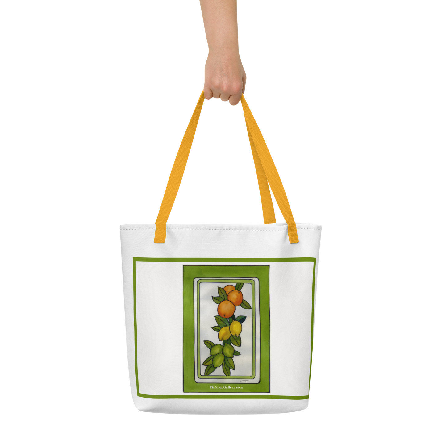 Tote Bag- Citrus Motif