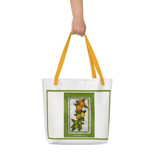 Tote Bag- Citrus Motif