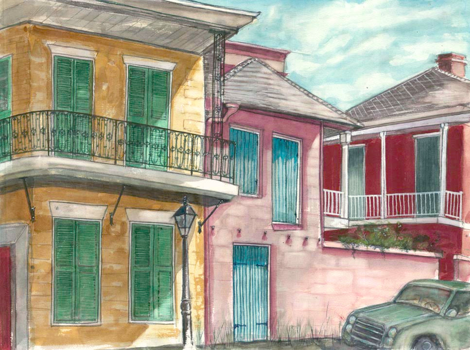 Street Scene in New Orleans